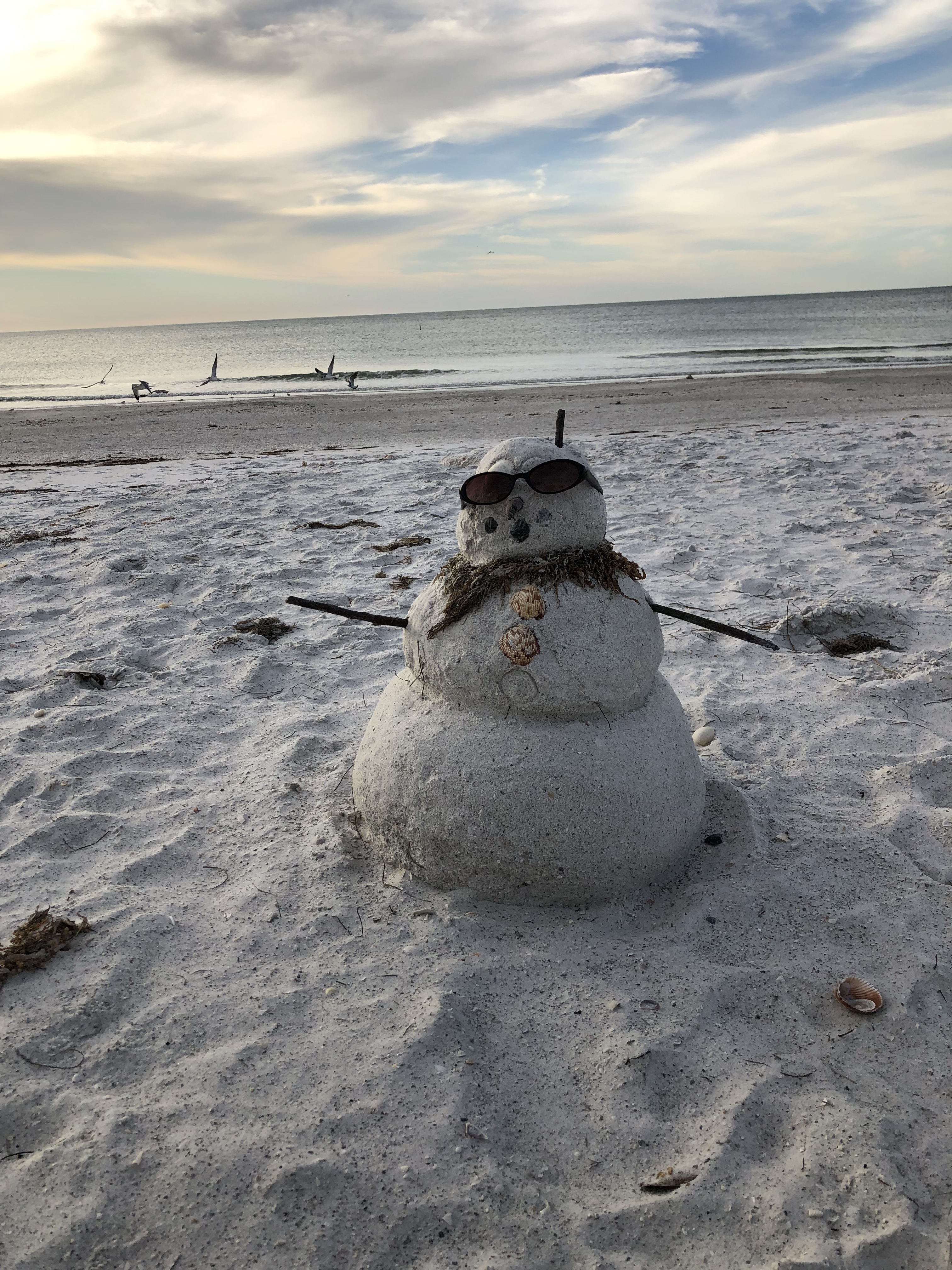 sand snowman