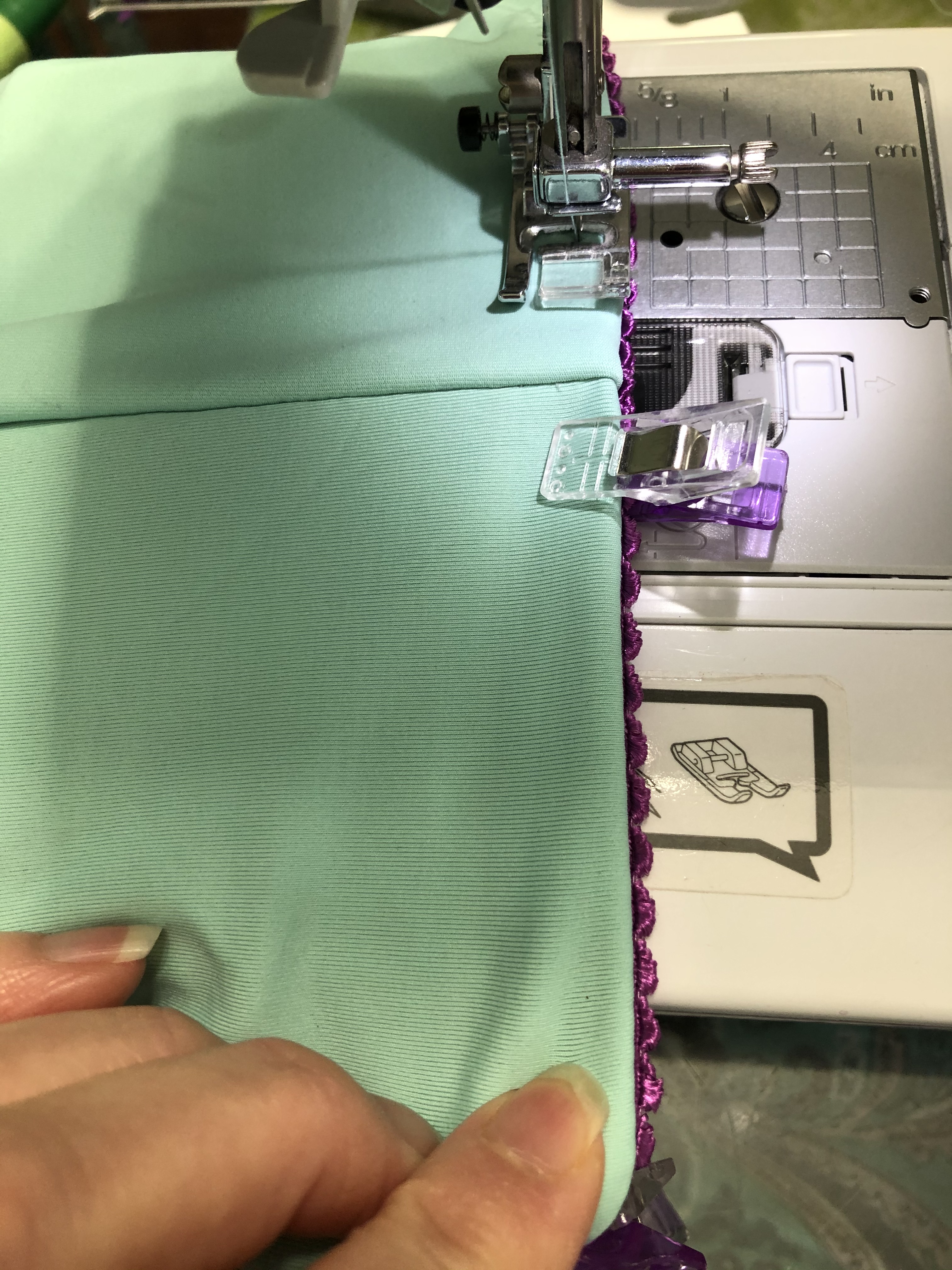 Olivia stitching picot